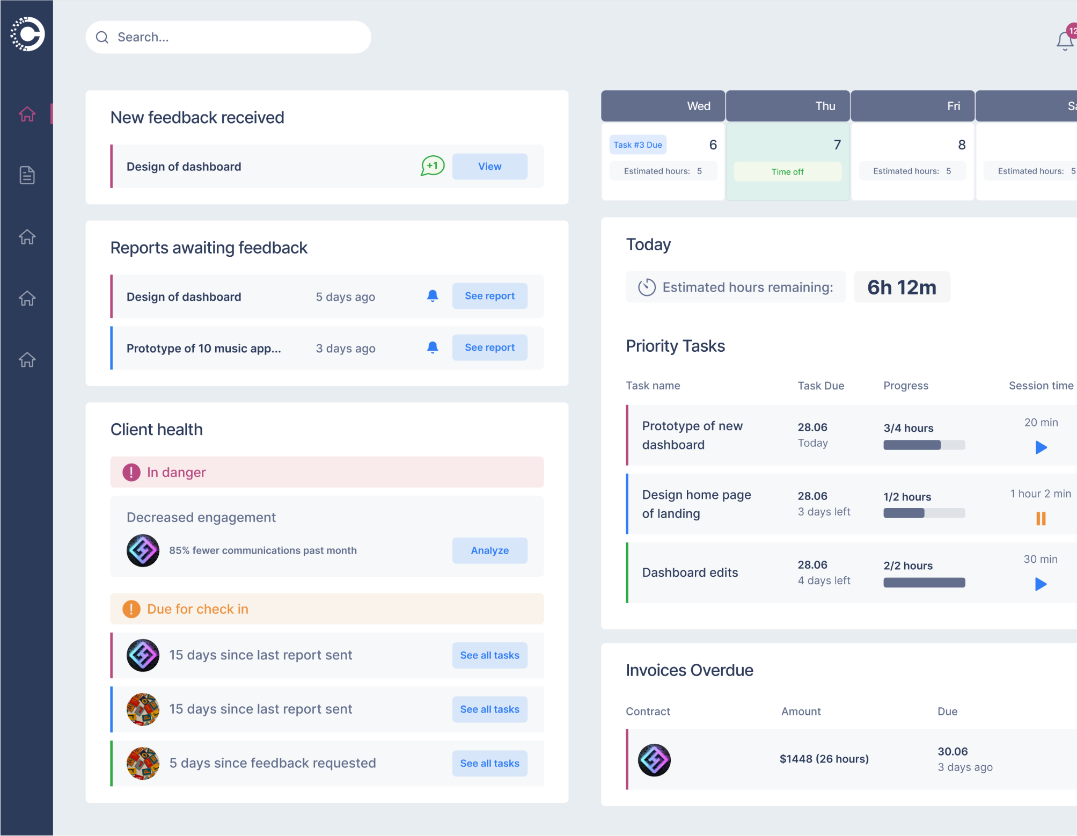 CollabDash Dashboard Preview